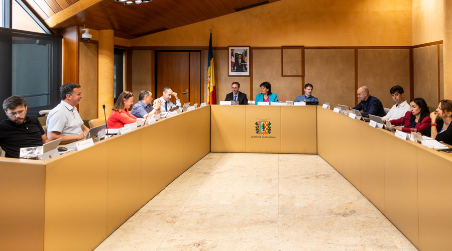La Reunió de Cònsols celebrada aquest dimarts (Comú de la Massana)