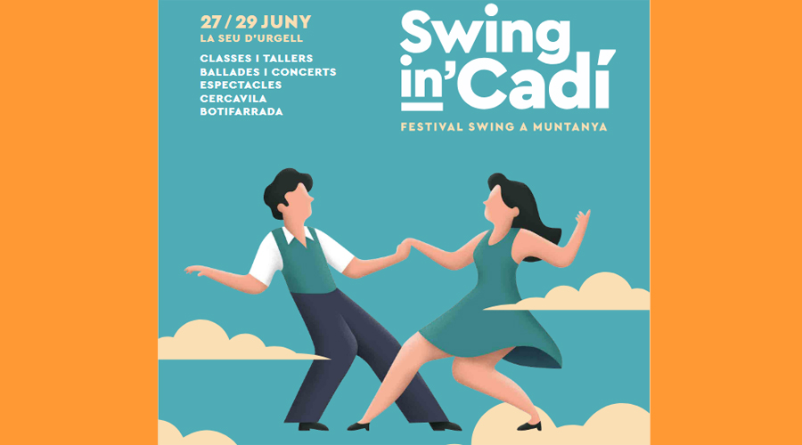 Cartell de la 3a edició del Swing in' Cadí