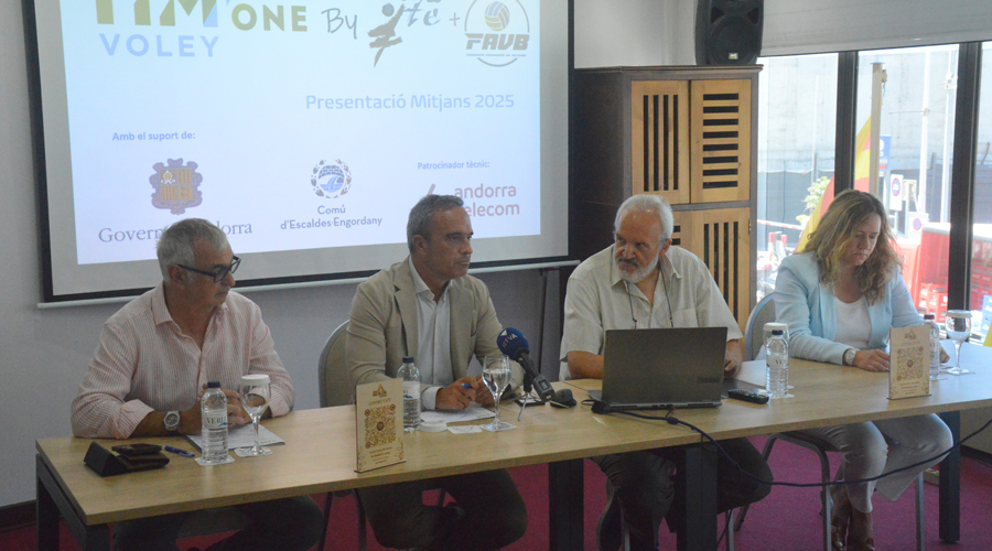 Presentació de les dues competicions esportives de vòlei (FAVB)