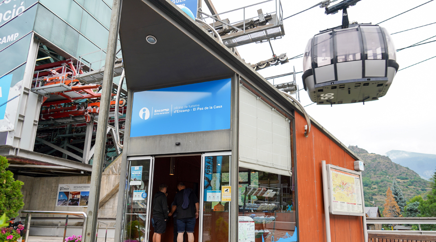 Obertura del Funicamp a l'estiu (Comú d'Encamp)