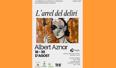 Cartell anunciant l'exposició d'Albert Aznar