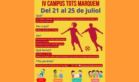 Cartell del "Campus Tots Marquem"