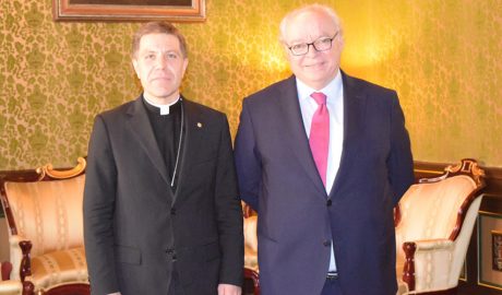 El copríncep episcopal i l'ambaixador espanyol