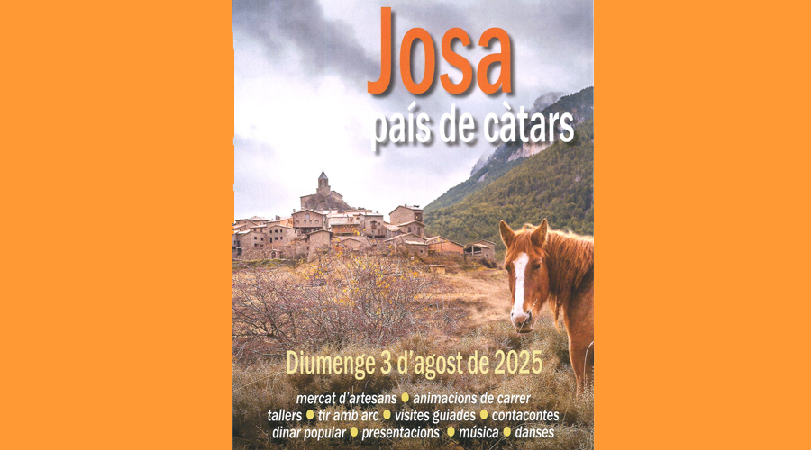 Cartell de la 28a edició de “Josa, país de càtars” (CCAU)
