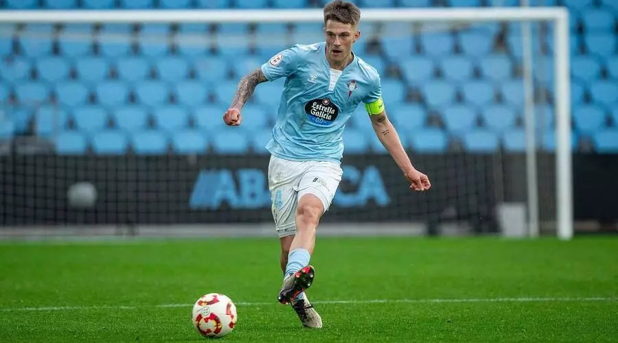 Gael Alonso quan vestia la samarreta del Celta (FC Andorra)