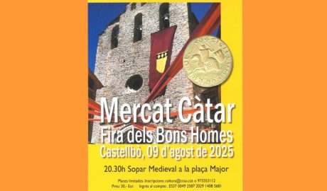 Cartell anunciant el Mercat Càtar de Castellbò