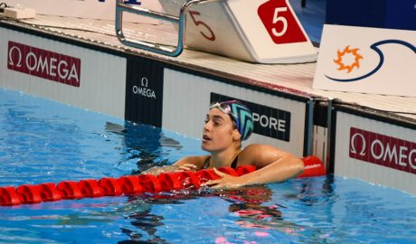 Nàdia Tudó en acabar la prova