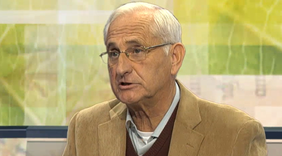 Amadeu Clausó, en una entrevista al programa 'Signes del temps' sobre el seu projecte solidari al Perú (Imatge: CCMA)