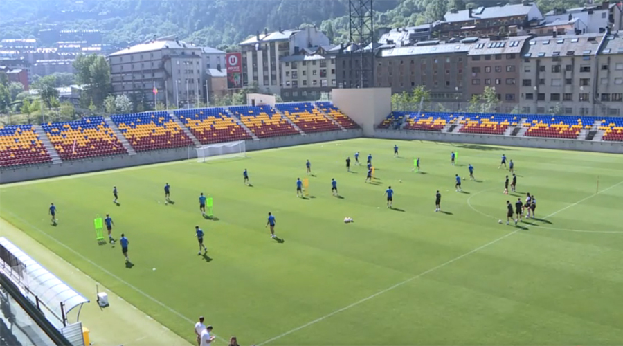 El camp de futbol de la Federació a Encamp (AndorraDifusió)