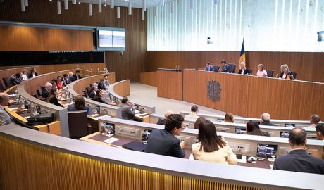 Imatge de la sessió del Consell General, aquest dimarts