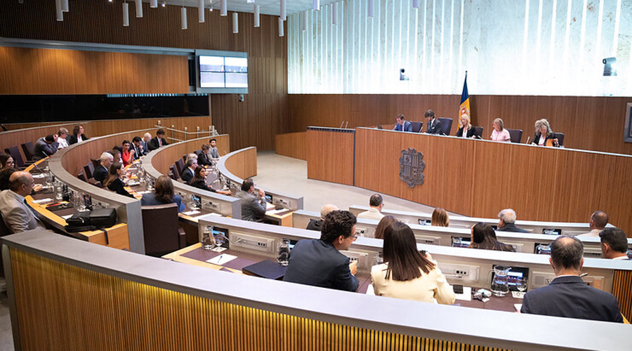 Imatge de la sessió del Consell General, aquest dimarts (Consell General)