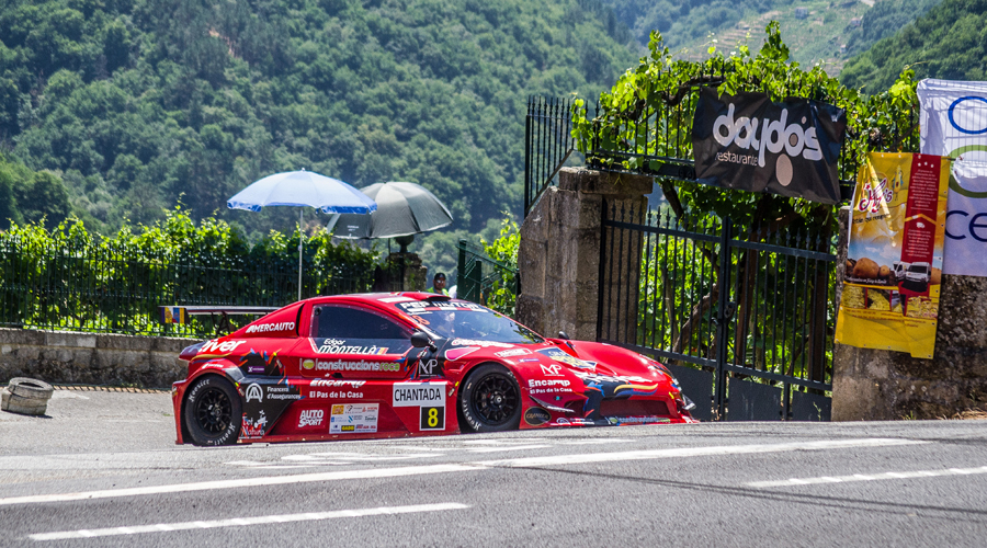El pilot andorrà, Edgar Montellà, a Chantada (Xabier Fernández Díaz)