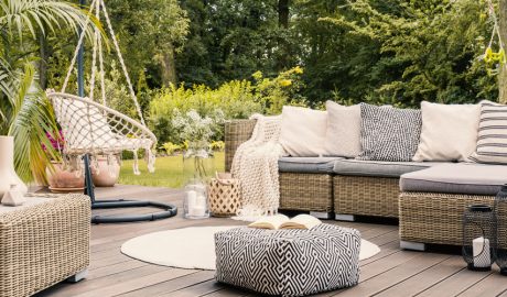 Un jardí estil chill-out