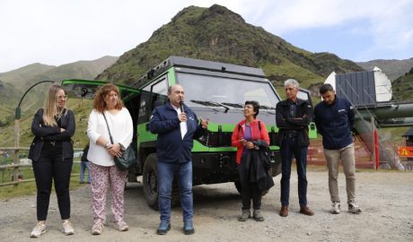 El president de Ferrocarrils durant la presentació del Torgo