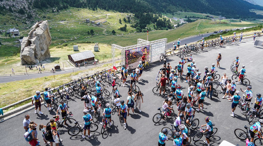 Una edició anterior de La Purito Andorra als Cortals d'Encamp (Comú d'Encamp)