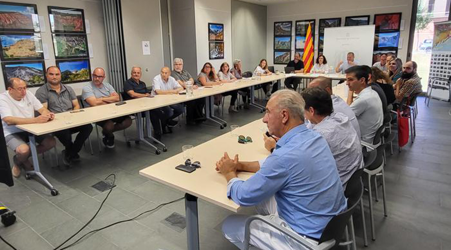 Imatge de la reunió celebrada a Tremp (Govern.cat)