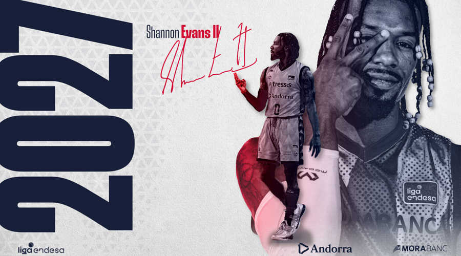 L'americà seguirà a la disciplina de l'entitat tricolor fins al 2027 (BC Andorra)