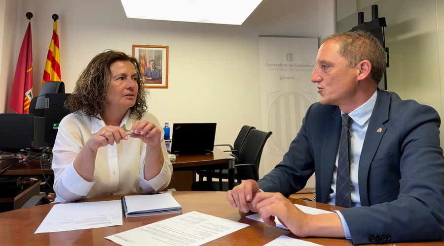 Sílvia Romero i José Crespín. Foto: Subdelegació