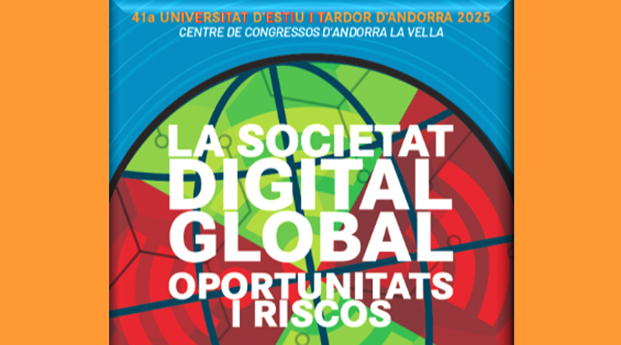 Cartell de la 41a edició de la Universitat d’Estiu i Tardor d’Andorra (SFGA)
