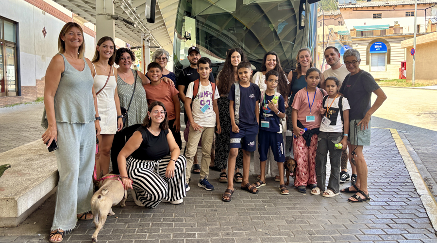 Participants en el projecte "Vacances en pau", organitzat per l'ONG Pirineu amb el Sàhara (RàdioSeu)