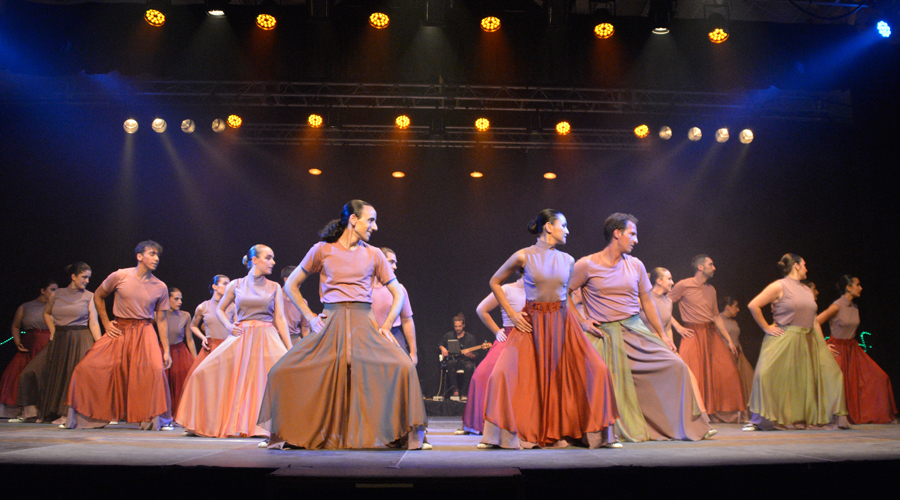 L’Esbart Valls del Nord actuant al Festidanses. Foto: Cedida per l'esbart