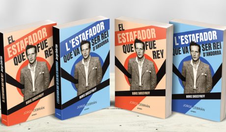 Exemplars del llibre "L'estafador que va ser rei d'Andorra"