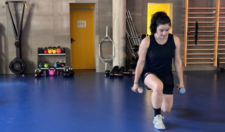 Jordina Caminal, recuperant-se al CTEO d'Ordino, el mes de juny