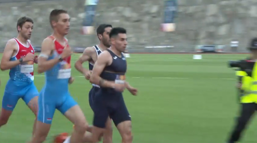 Nahuel Carabaña en una cursa a Andorra (AndorraDifusió)