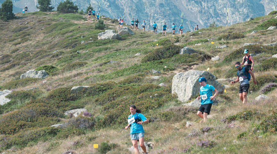 Alguns dels competidors de la Travessa del Pas de la Casa (Comú d'Encamp)