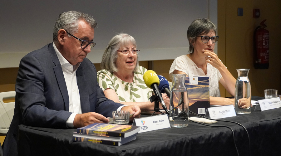 Albert Moles, Àngels Mach i Marta Fonolleda (FEDA)
