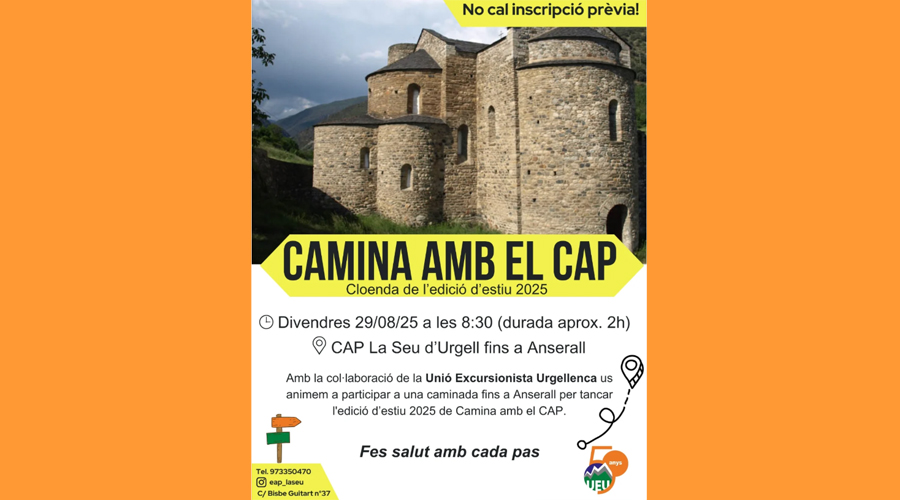 Cloenda de l'edició d'estiu de 'Camina amb el CAP'
