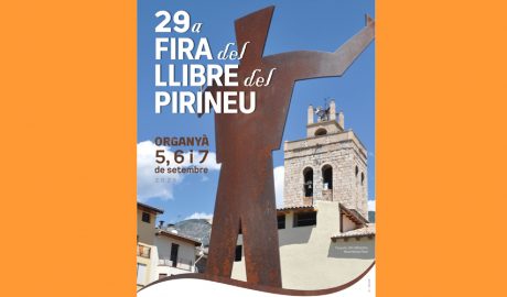 Cartell de la propera edició de la Fira del Llibre del Pirineu, a Organyà