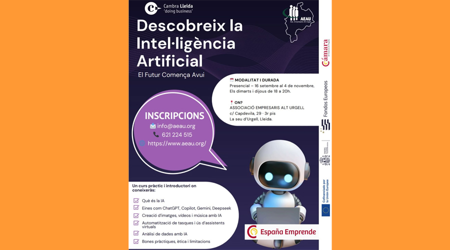 Cal inscriure's per a participar al curs