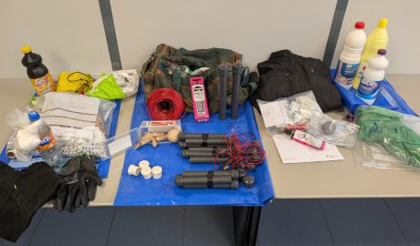 El material intervingut per la Policia catalana