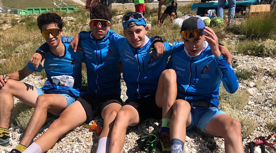 La delegació andorrana al Campionat del Món juvenil d’skyrunning (FAM)
