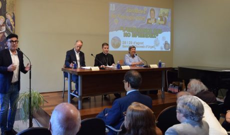 A la taula, Francesc Torralba, Josep-Lluís Serrano i Margarita Bofarull