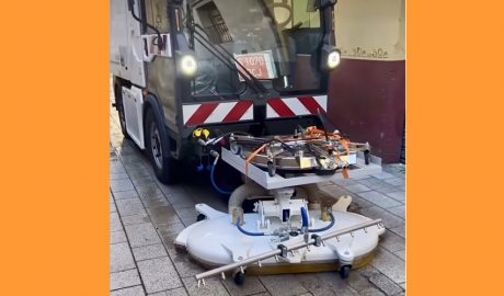 Prova pilot a la Seu amb una màquina decapadora