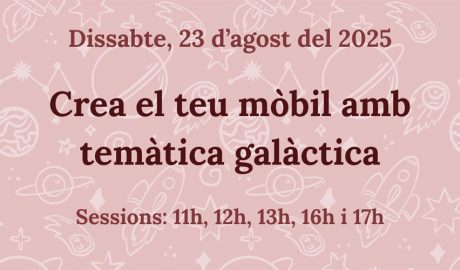 Cartell anunciant l'activitat