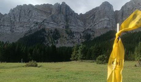 Prat de Cadí, punt d'avituallament de la Radikal Estana