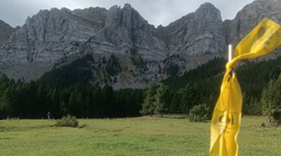 Prat de Cadí, punt d'avituallament de la Radikal Estana (Foto: Radikal Estana)