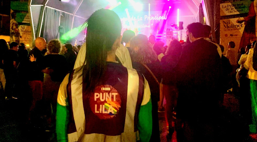Els punts liles esdevenen un servei essencial en les celebracions festives (Creu Roja Andorrana)