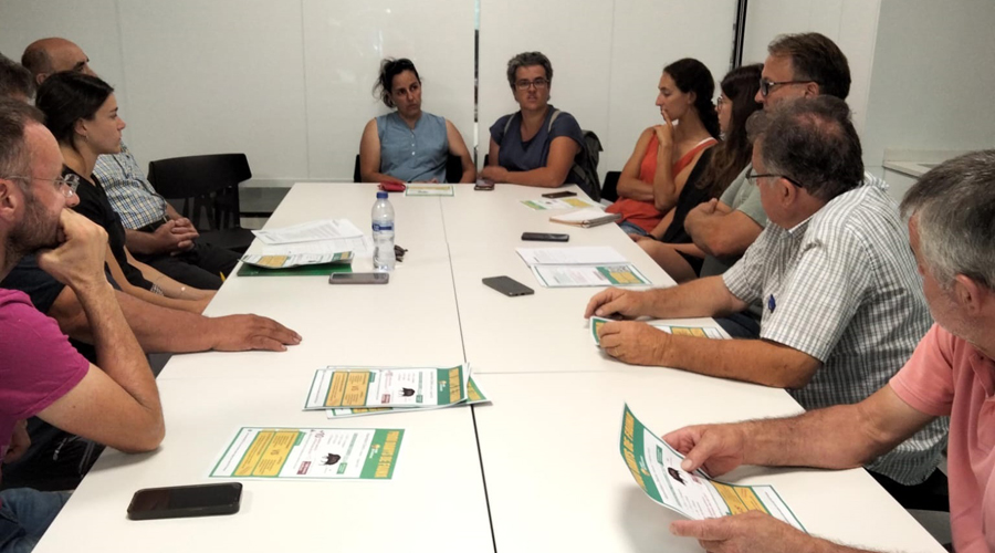 Reunió informativa d'Unió de Pagesos a la Seu d'Urgell sobre danys de fauna (Foto: UP)