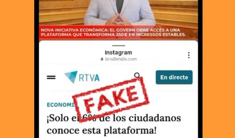 La suplantat la identitat de RTVA