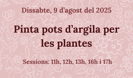 Cartell anunciant el taller de dissabte