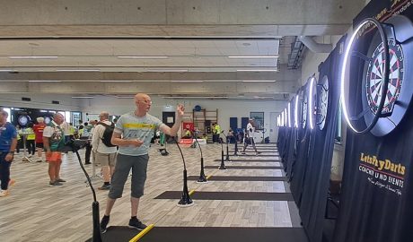 Toni Gamero durant la competició