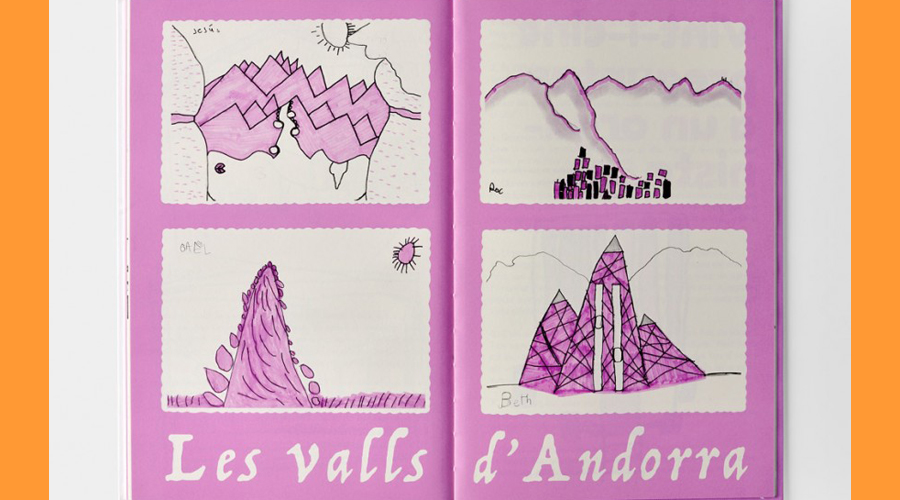 Pàgines del llibre "Visita a l'orgue". Foto: Cedida