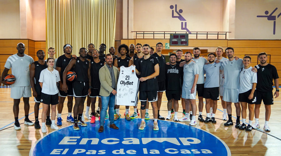 El Paris Basketball al Pas de la Casa (Comú d'Encamp)