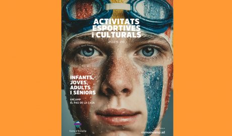 Cartell anunciador de les activitats esportives i culturals