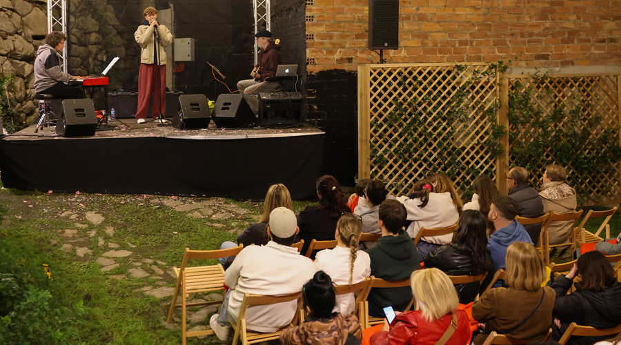 Àlex Orona actuant al Caldes Festival (comuee)