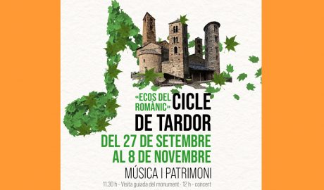 Cartell anunciant el cicle de tardor Ecos del romànic